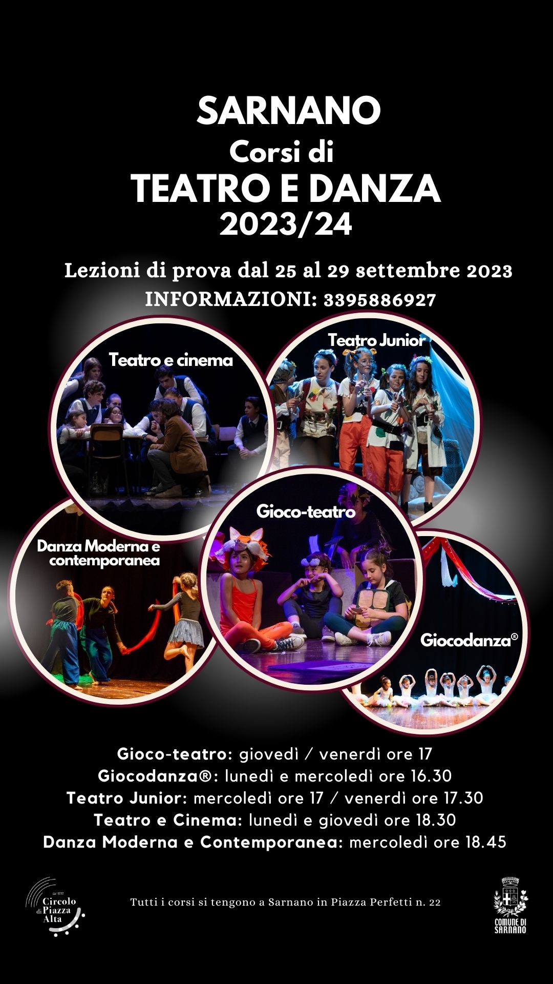 Generale-stories Corsi teatro e danza 2023 - 2024