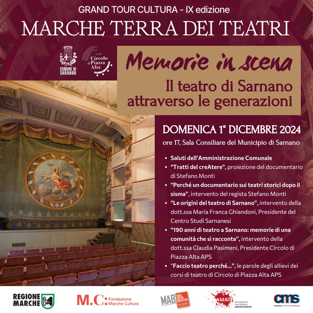 Memorie in scena - post Memorie in scena: Il teatro di Sarnano attraverso le generazioni