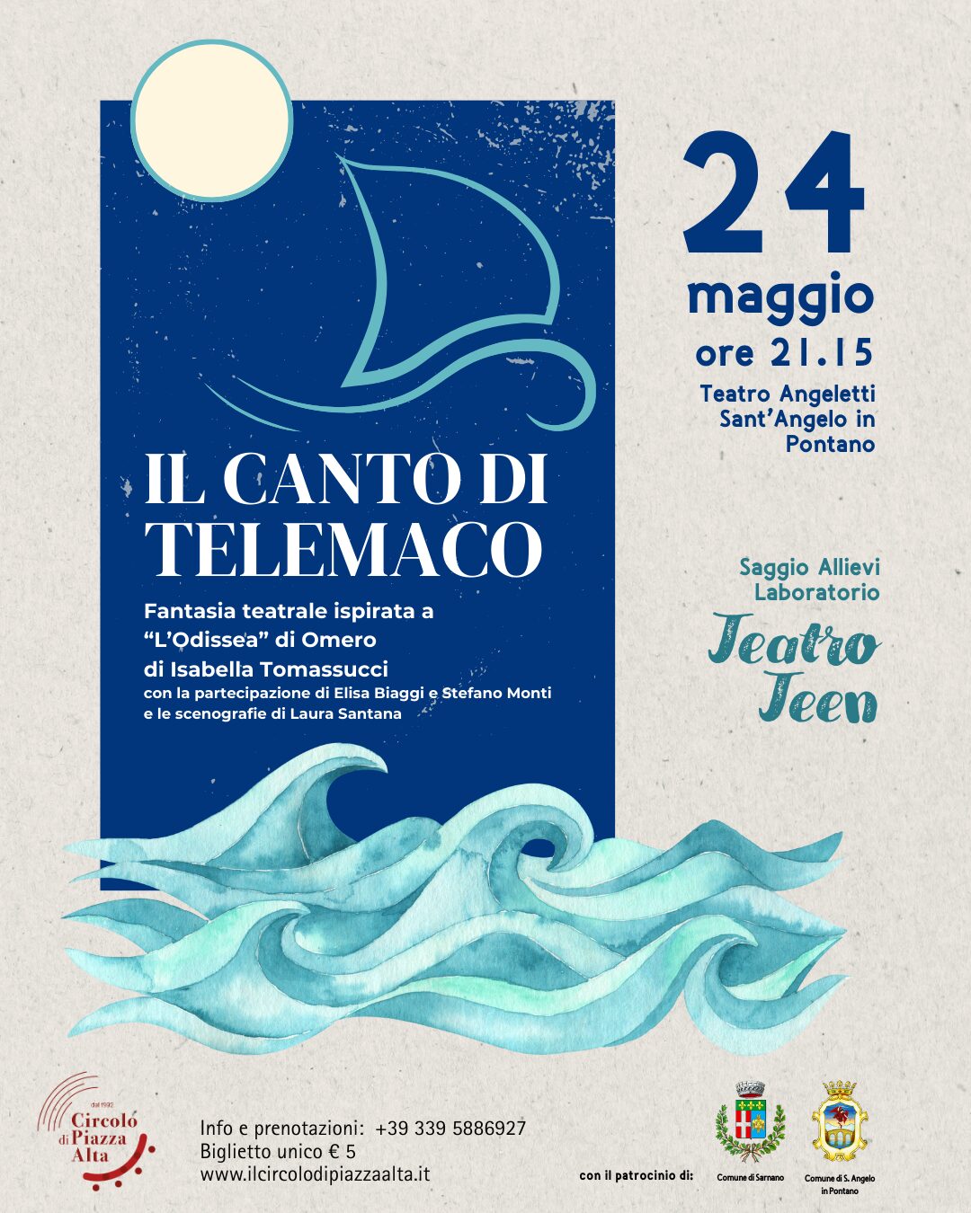 2 Il canto di Telemaco - Saggi laboratori teatrali 2025